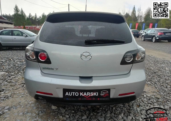 Mazda 3 cena 6900 przebieg: 194000, rok produkcji 2007 z Radzymin małe 529